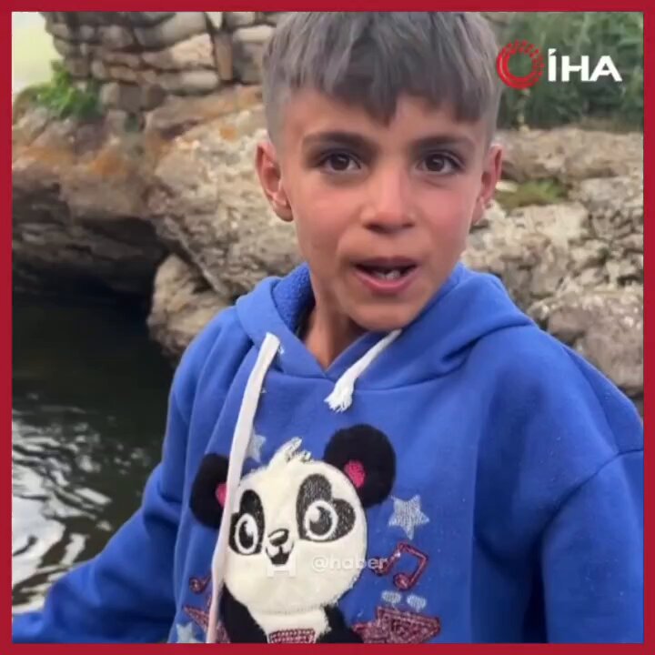 Gümüşhane'de Küçük Çocuğun Yayla Temizliği Çığlığı