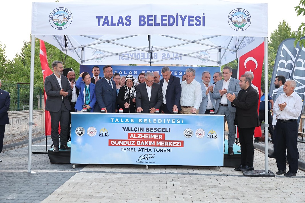 Talas'ta Alzheimer Gündüz Bakım Merkezi Temel Atma Töreni