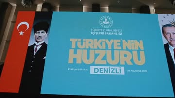 Denizli, Türkiye'nin Huzuru Toplantısı'na Ev Sahipliği Yaptı