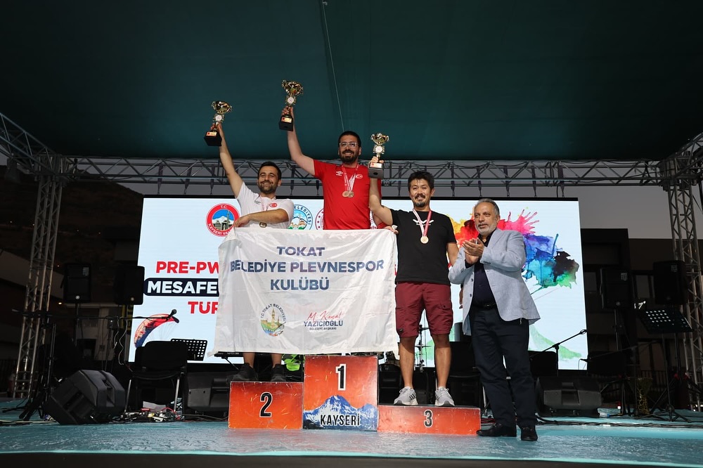 Talas'ta Yamaç Paraşütü Şampiyonası Ödül Töreni Düzenlendi