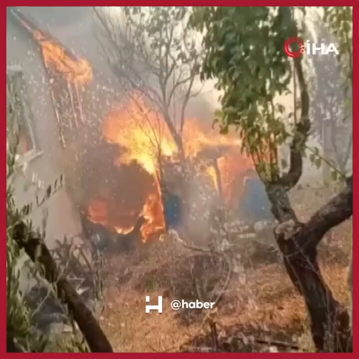 Kocaeli Karamürsel'de Yangın: Evler Alevler İçinde