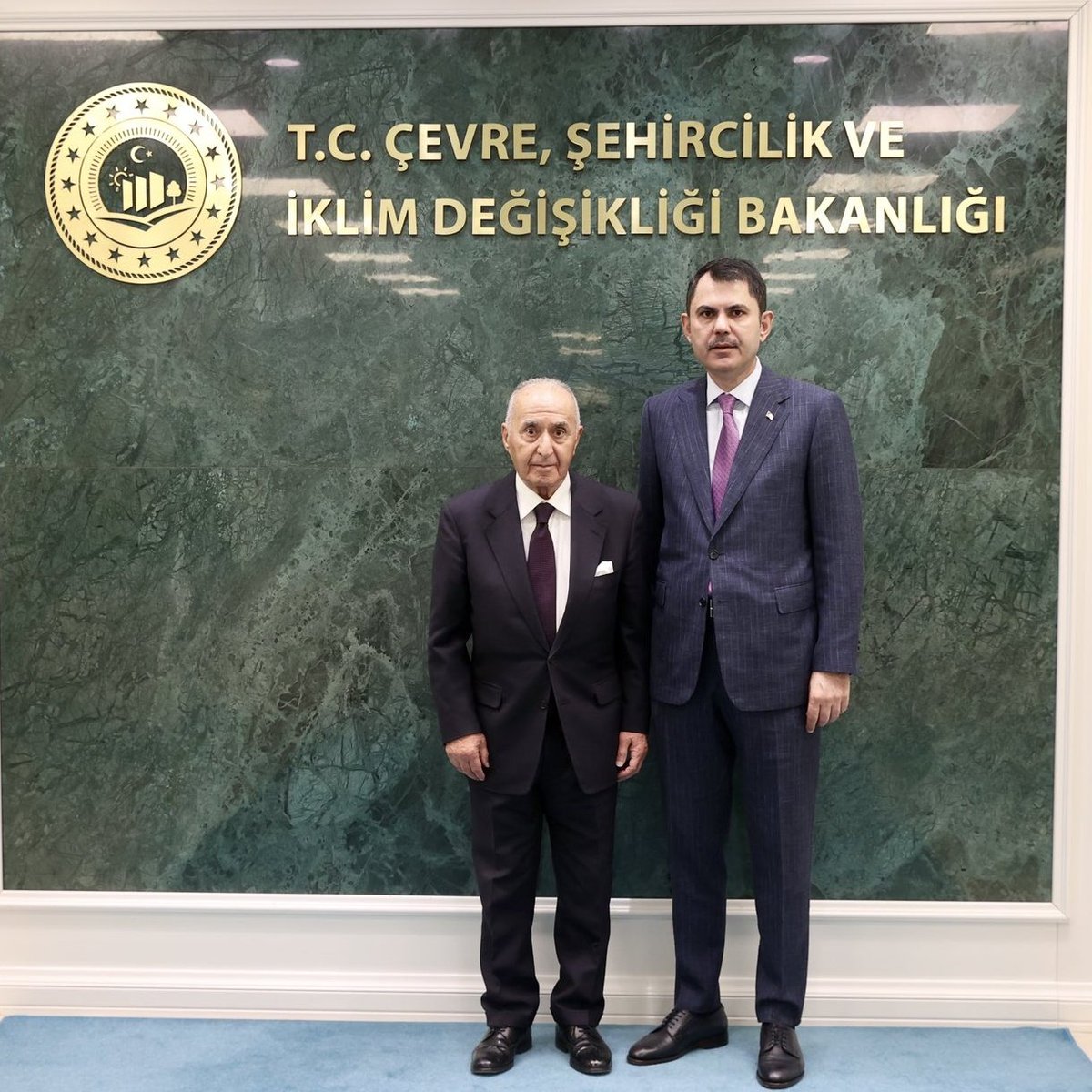 CHP Eski Genel Başkanı Hikmet Çetin, Murat Kurum'u Ziyaret Etti