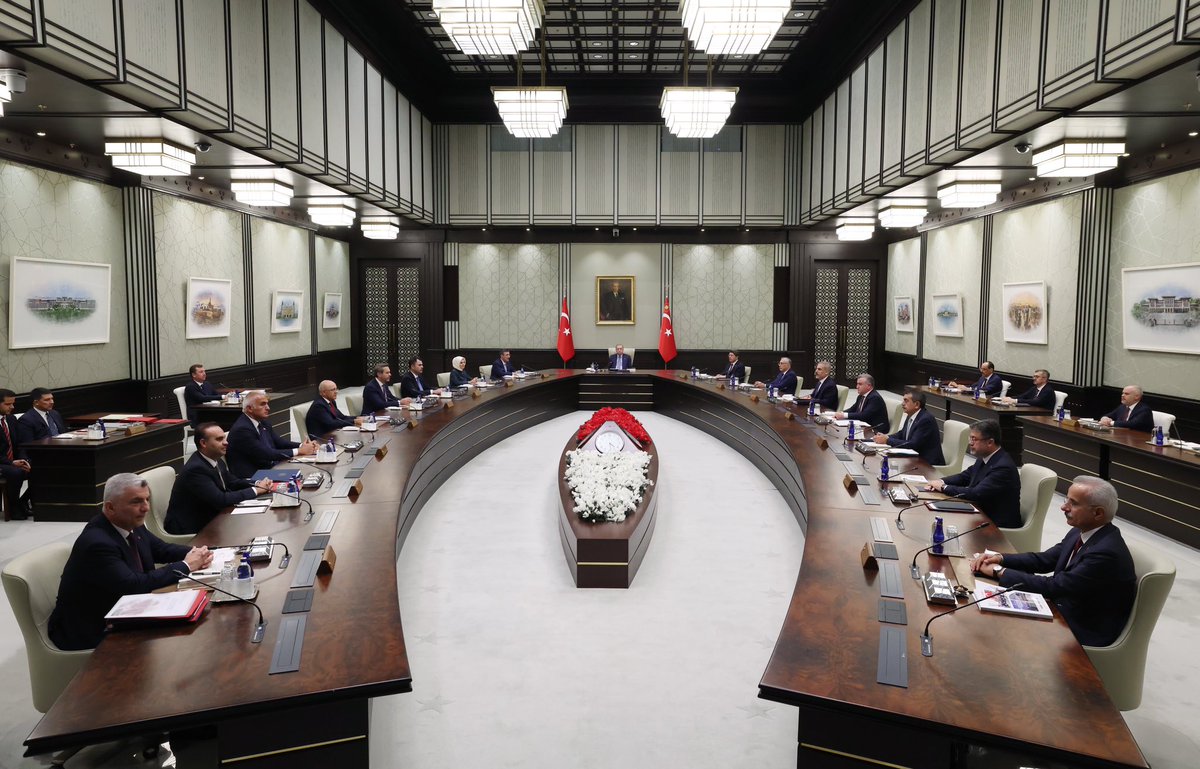 Cumhurbaşkanlığı Kabinesi Erdoğan Başkanlığında Toplandı