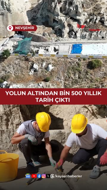 Nevşehir'de 5 Yüzyıllık Nekropol Keşfi: 50'ye Yakın Mezardan Tarihi Objeler Çıktı