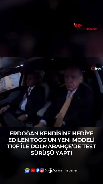TOGG T10F ile Cumhurbaşkanı Erdoğan'ın Test Sürüşü: Yerli Otomobilde Yeni Dönem