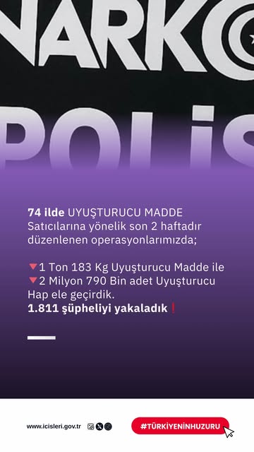 Türkiye Geniş Kapsamlı Uyuşturucu Operasyonunda Rekor Ele Geçirildi