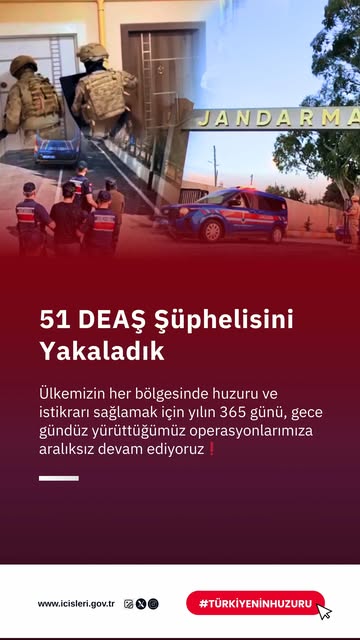 DEAŞ Operasyonunda 51 Şüpheli Yakalandı