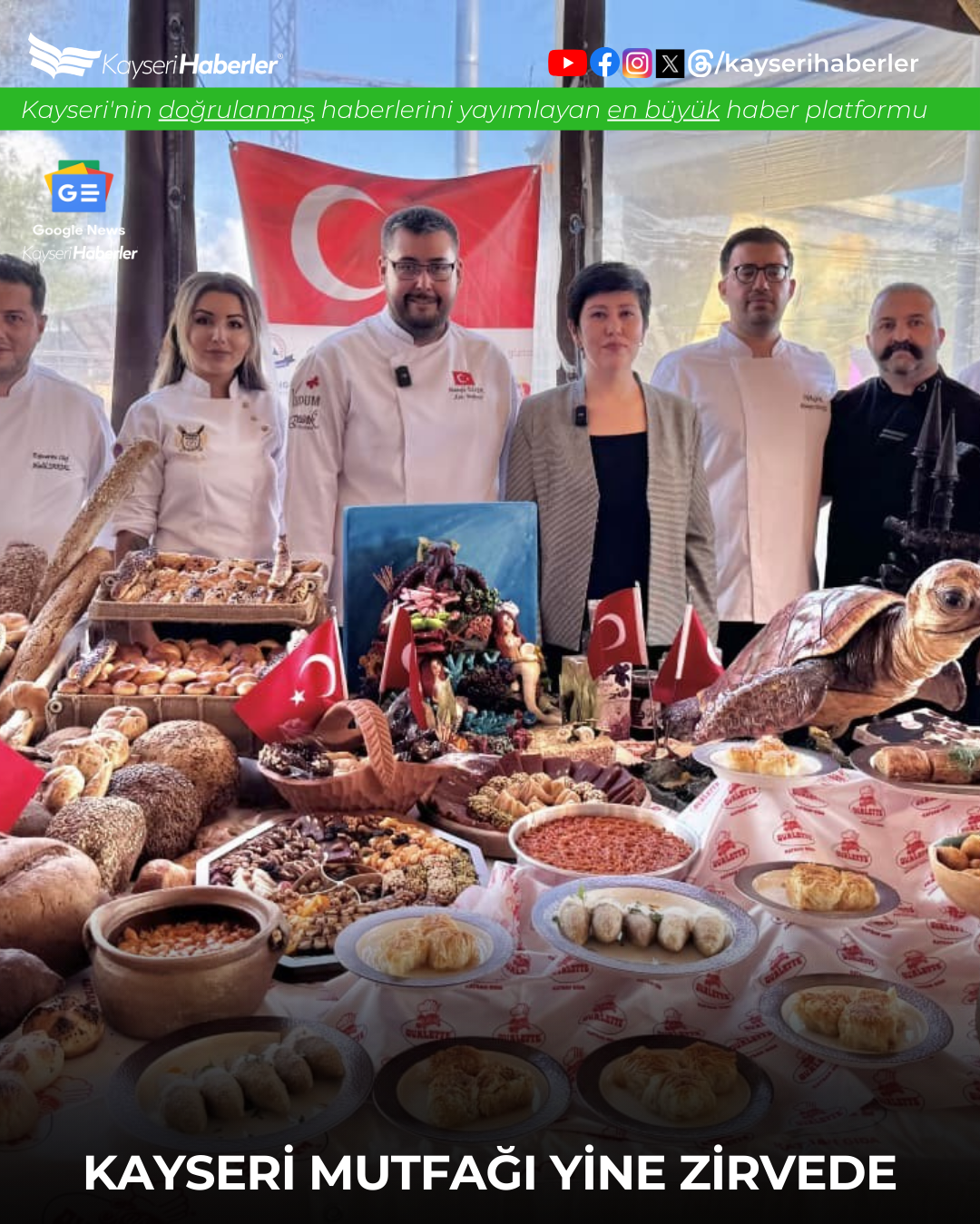 Kayseri Mutfağı Romanya'da Altın Madalya Kazandı