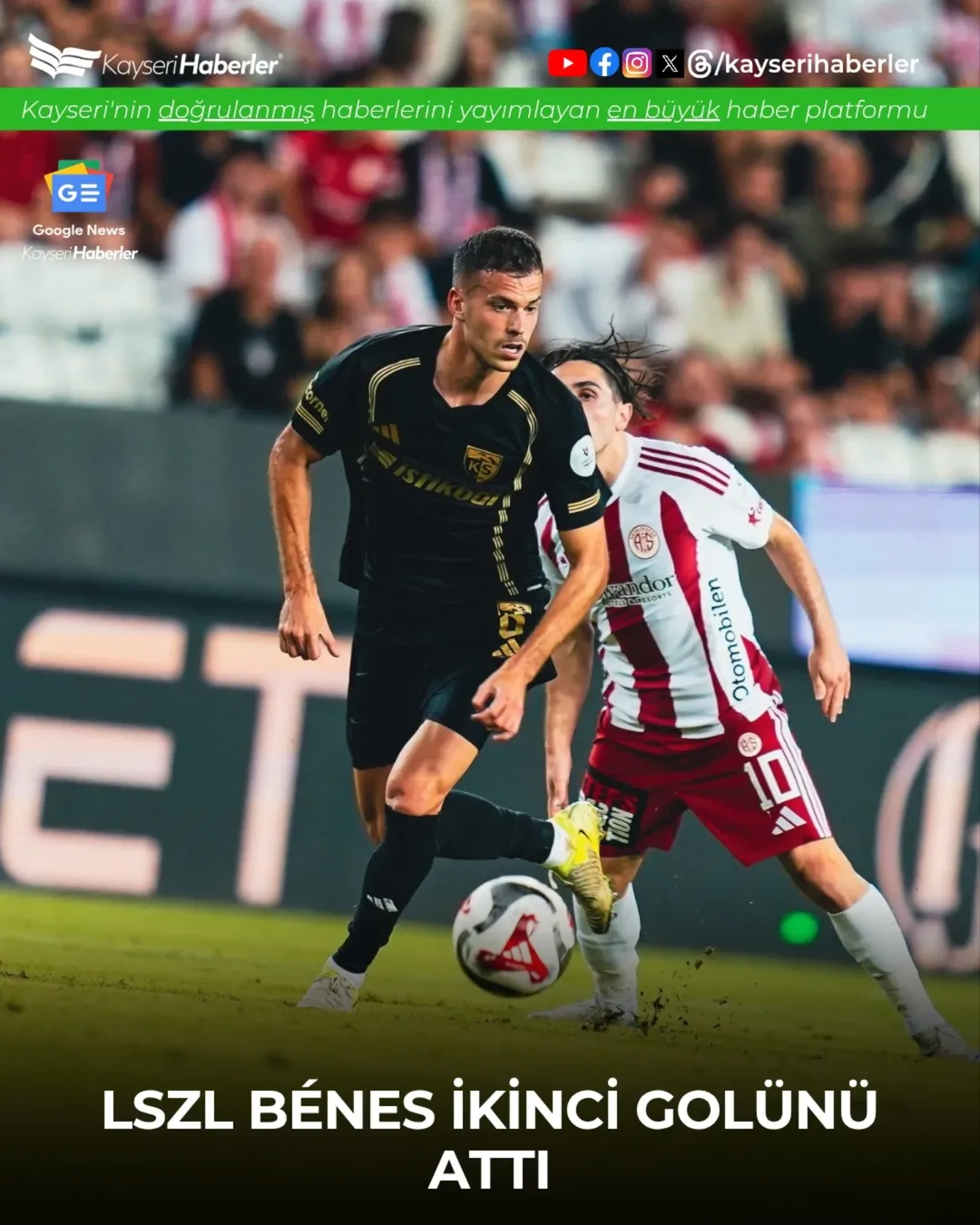 Kayserispor'dan Antalyaspor'a Karşı Puan Kurtaran Gol