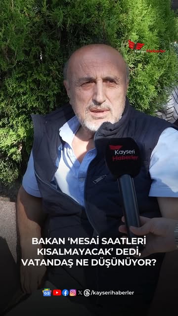 Bakan, Mesai Saatlerinde Kısaltma Planı Yapılmayacağını Açıkladı