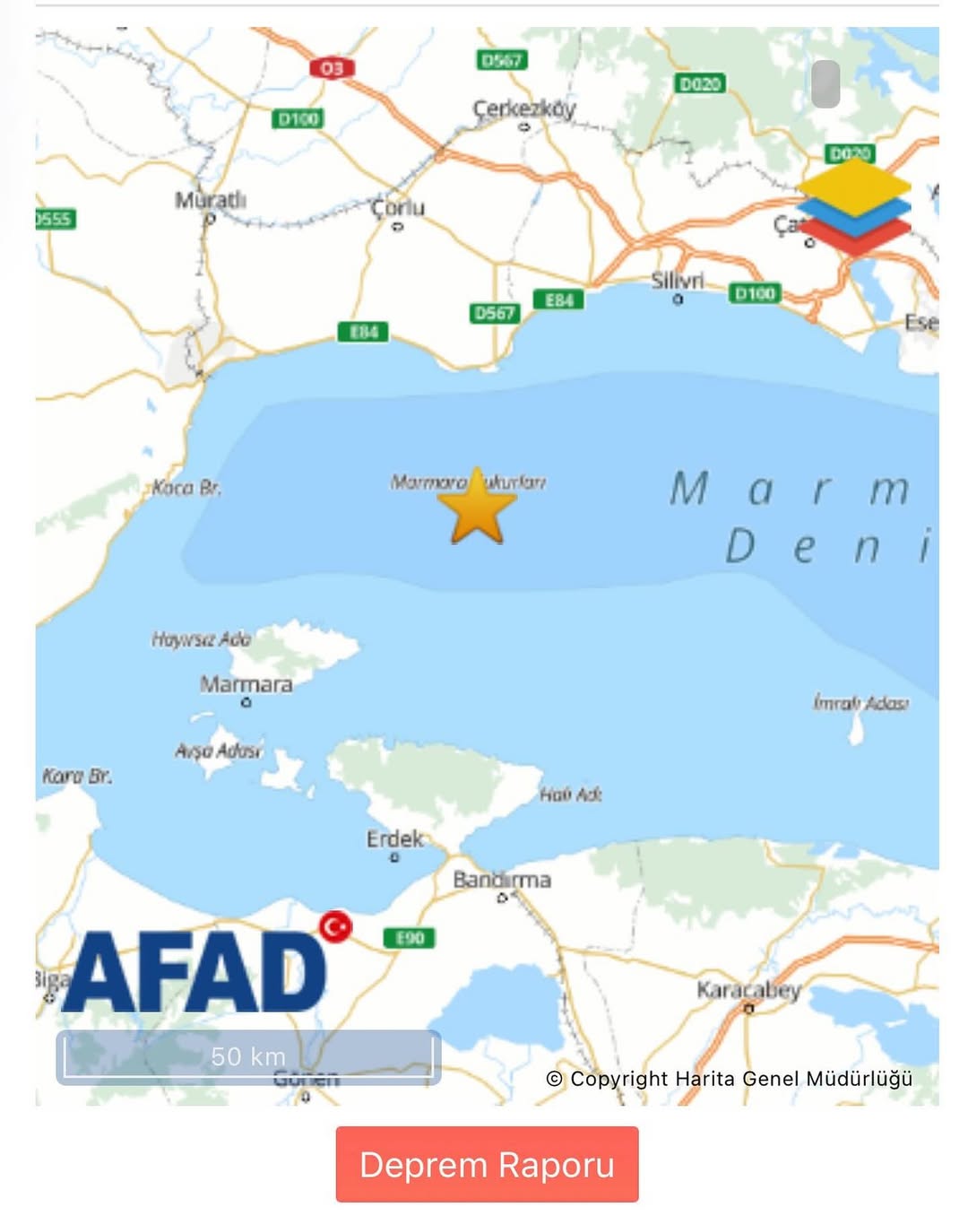 Marmaraereğlisi'nde 5.0 Büyüklüğünde Deprem: İstanbul ve Çevre İller Hissetti