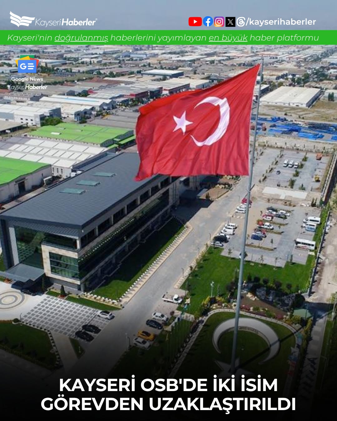 Kayseri OSB'de Üst Düzey Görev Değişikliği
