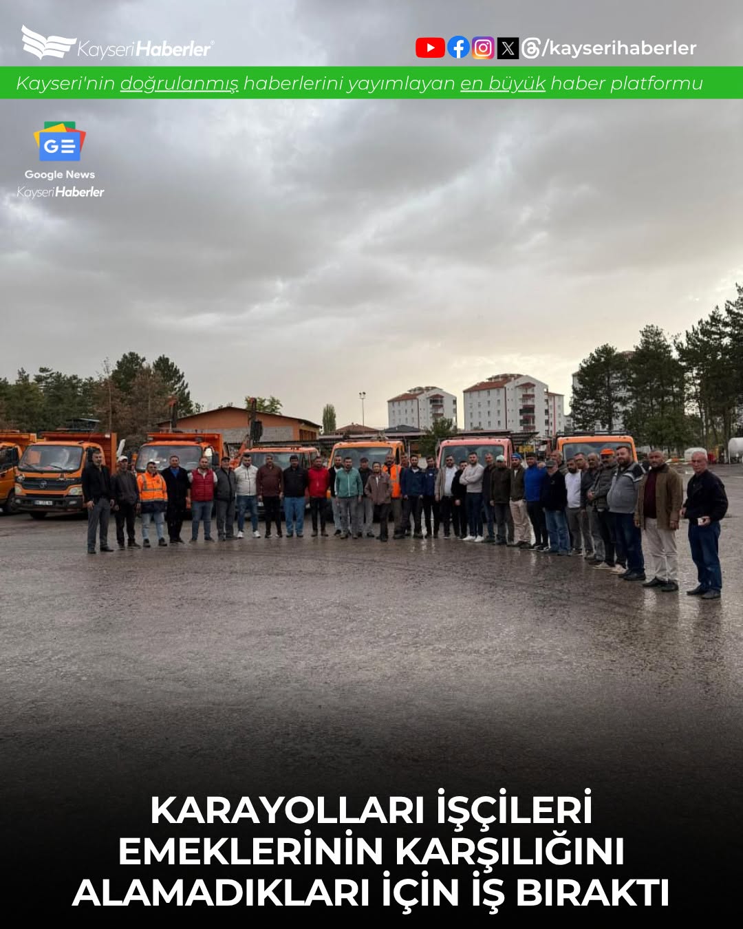 Kayseri Boğazlıyan'da 45 İşçi 10 Yıllık Hakkını Alamayınca İş Bıraktı