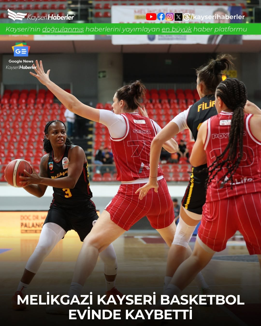 Melikgazi Kayseri Basketbol, Evinde BOTAŞ'a Mağlup Oldu