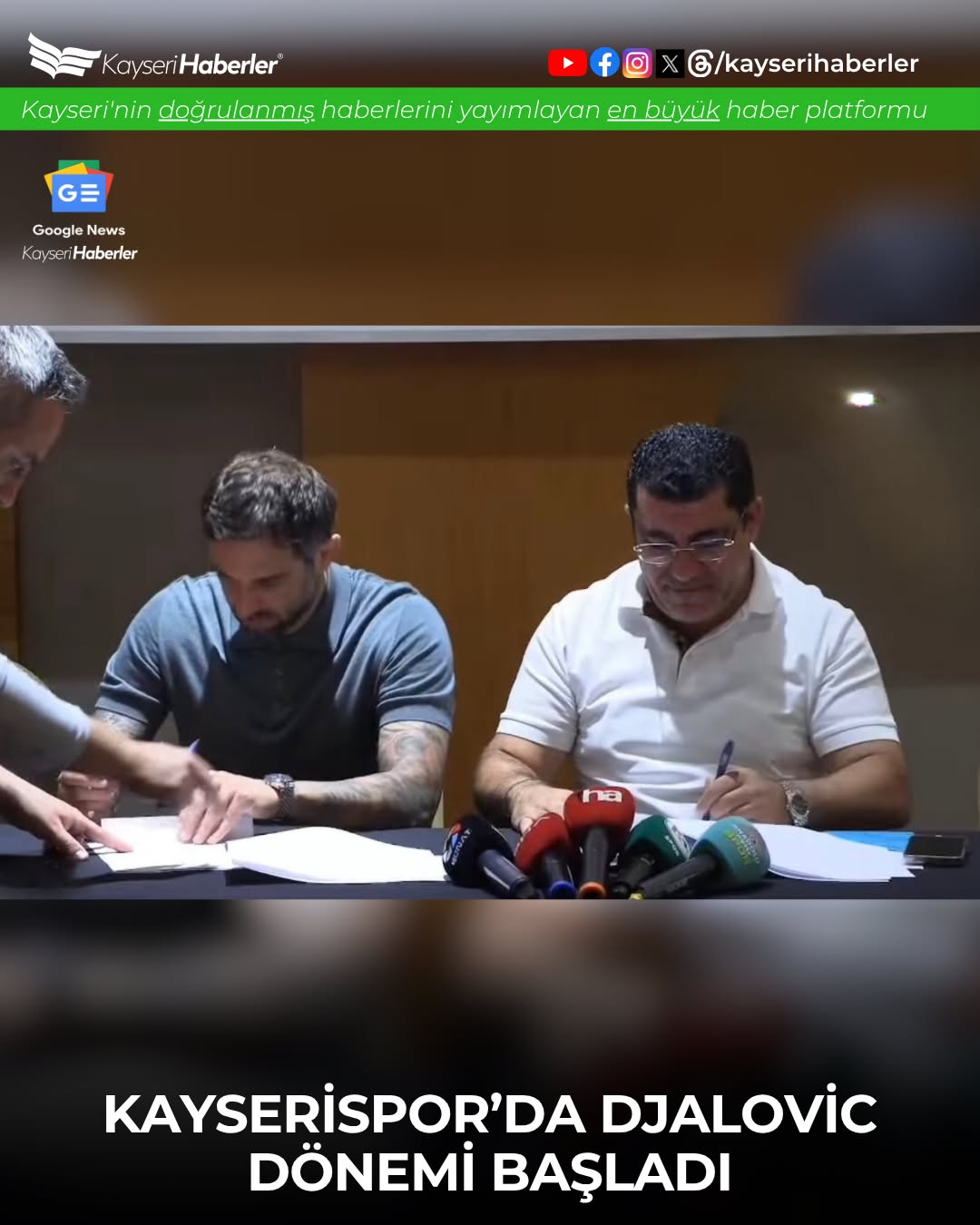 Kayserispor, Yeni Teknik Direktörü Radomir Djalovic ile Yola Devam Ediyor