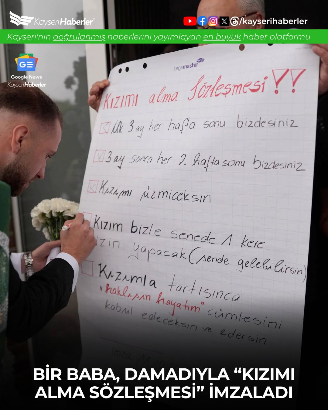 Kayseri'de Bir Baba, Sosyal Medyayı Sallayan 