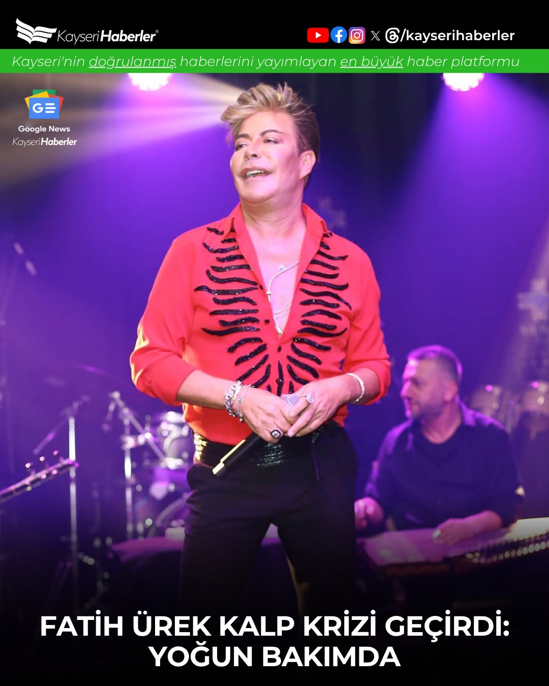 Fatih Ürek Kalp Krizi Geçirdi: Yoğun Bakımda Tedavi Altında