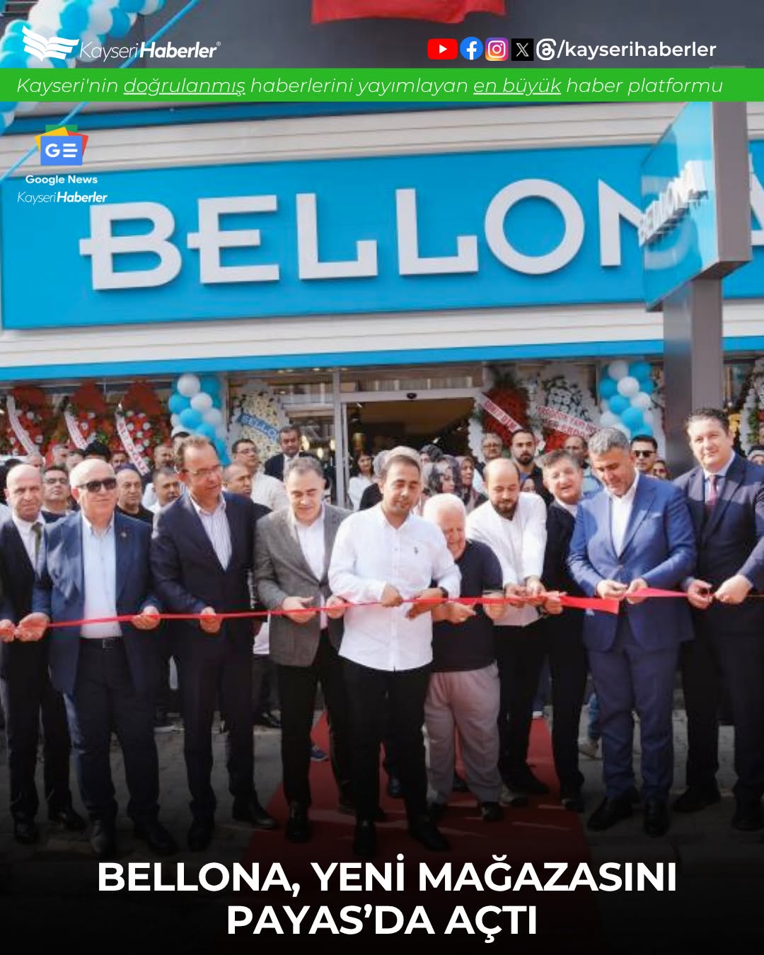 Bellona, Hatay'ın Payas İlçesinde Yeni Mağazasını Açtı