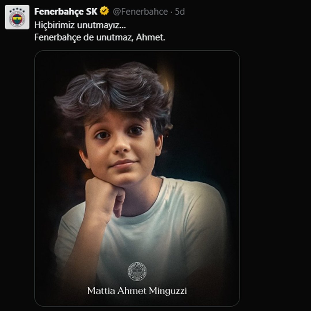 Fenerbahçe'den Anlamlı 