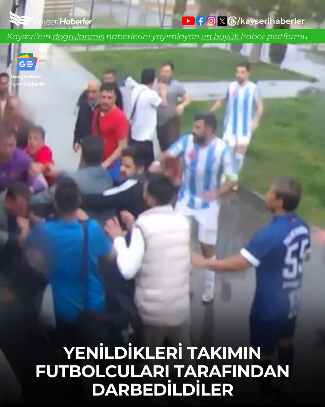 Kayseri'de Amatör Futbolda Şiddet: Teknik Direktör ve Antrenör Darp Edildi