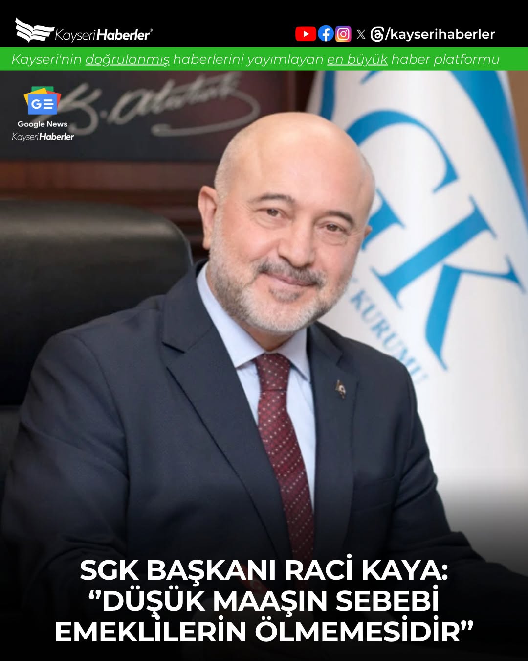 SGK Başkanı Raci Kaya'dan Emekli Maaşları Açıklaması: